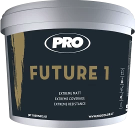 Sienų ir lubų dažai FUTURE 1