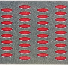 Galąstuvas deimantinis | perforuota plokštelė | 150 X 50 mm | P 300 (26132)