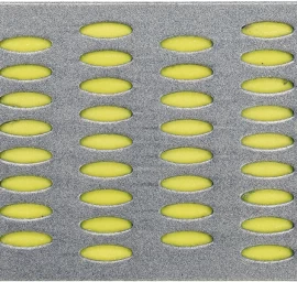 Galąstuvas deimantinis | perforuota plokštelė | 150 X 50 mm | P 400 (26131)