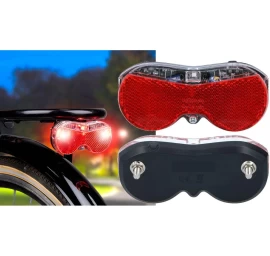 Galinis 3 Led Dviračių žibintas Dunlop