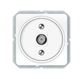 Galinis antenos lizdas VILMA Luxe LX200, 1 kištukas balta sp.
