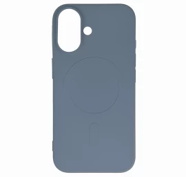 Galinis Dėklas Iphone 16e Liquid Silicone Case Magsafe - šviesiai Mėlynas