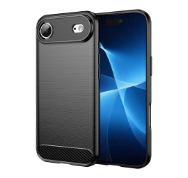 Galinis Dėklas Iphone 17 Air Carbon Case - Juodas