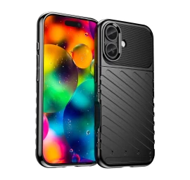 Galinis Dėklas Iphone 17 Thunder Case - Juodas