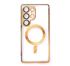 Galvanizuotas Dėklas iphone 16e Galvanizuotas Dėklas Su magsafe - Auksinis