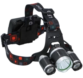 Galvos žibintuvėlis Touristic Deluxe 1 Led Ir 2 Cob Grundig