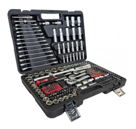 Galvučių ir įrankių rinkinys 216vnt Bull Tech, BT-6011