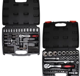 Galvučių ir įrankių rinkinys | 6,3 mm (1/4) / 12,5 mm (1/2) | 174 vnt | 2 vnt (9191)