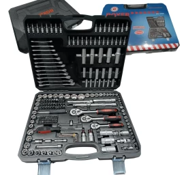 Galvučių ir įrankių rinkinys BOXER BX-009S 216 dalių