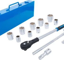 Galvučių ir rakto komplektas | 20 mm (3/4) | 14 vnt. (1206)