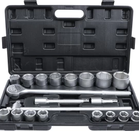 Galvučių ir rakto komplektas | 20 mm (3/4) | 19-50 mm | 20 vnt. (1202)