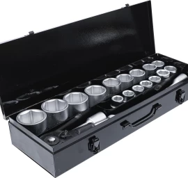 Galvučių ir rakto komplektas | 20 mm (3/4) | 19-50 mm | 20 vnt. (15113)