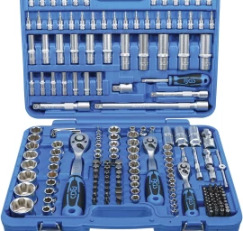 Galvučių rinkinys Super Lock | 6.3 mm (1/4) / 10 mm (3/8) / 12,5 mm (1/2) | 192 vnt. (2292)