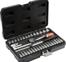 Galvučių su terkšle rinkinys | 6.3 mm (1/4) | 38 vnt. (YT-14471)