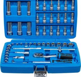 Galvučių su terkšle rinkinys | 6.3 mm (1/4) | 53 vnt. (2147)