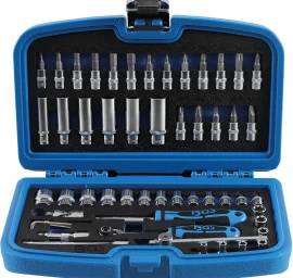 Galvučių su terkšle rinkinys | 6.3 mm (1/4) | 53 vnt. (2148)