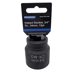 Galvutė smūginė | 12 kampų | 20 mm (3/4) | 34 mm (S34-34B)