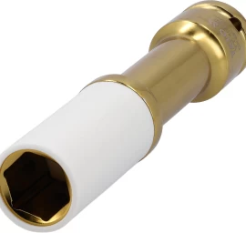 Galvutė smūginė ilga plonasienė prailginta | 150 mm | su plastikine apsauga | 12,7 mm (1/2) | 19 mm (YT-10592)
