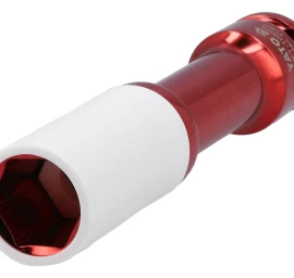 Galvutė smūginė ilga plonasienė prailginta | 150 mm | su plastikine apsauga | 12,7 mm (1/2) | 21 mm (YT-10593)