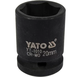 Galvutė smūginė šešiakampė | 12,5 mm (1/2) | 20 mm (YT-1010)
