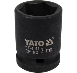 Galvutė smūginė šešiakampė | 12,5 mm (1/2) | 21 mm (YT-1011)