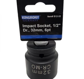 Galvutė smūginė šešiakampė | 12,5 mm (1/2) | 32 mm (S12-32)