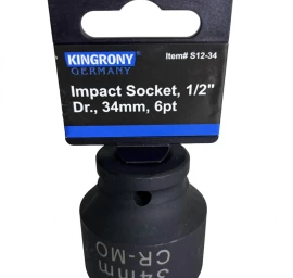 Galvutė smūginė šešiakampė | 12,5 mm (1/2) | 34 mm (S12-34)