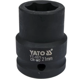 Galvutė smūginė šešiakampė | 20 mm (3/4) | 21 mm (YT-1071)