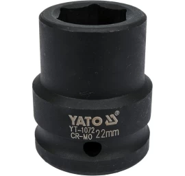 Galvutė smūginė šešiakampė | 20 mm (3/4) | 22 mm (YT-1072)