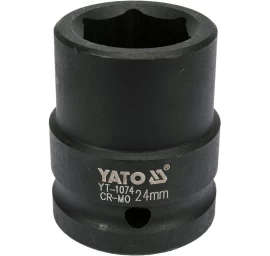 Galvutė smūginė šešiakampė | 20 mm (3/4) | 24 mm (YT-1074)