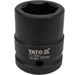 Galvutė smūginė šešiakampė | 20 mm (3/4) | 26 mm (YT-1076)