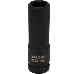 Galvutė smūginė šešiakampė ilga | 12,5 mm (1/2) | 14 mm (YT-1034)