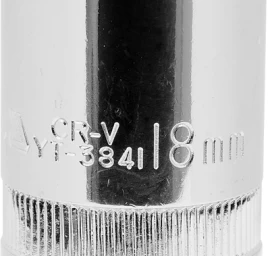 Galvutė žvakinė 3/8, 18 mm (YT-3841)