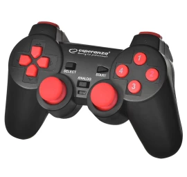 Gamepad Esperanza Warrior EGG102R (black color, red color)