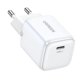 Gan 1x Usb-c 20w Pd Nexode Mini Greitasis įkroviklis Baltos Spalvos