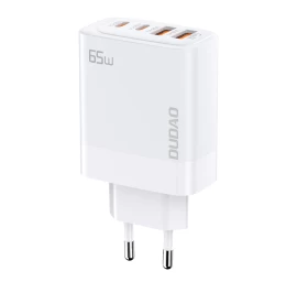 Gan 2xusb-a / 2xusb-c Pd 65w Tinklo įkroviklis, Baltas