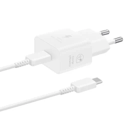 Gan samsung 25 W Sfc Tinklo įkroviklis Su Usb-c Kabeliu - Baltas