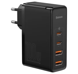 Gan2 Pro Usb Usb-c Qc Pd Greitasis įkroviklis 100w, Juodas