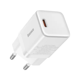 Gan3 Greitasis įkroviklis Usb-c Kabeliui 30w, Baltas
