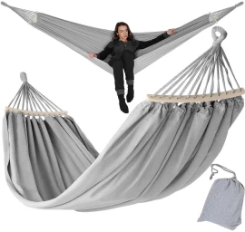 Garden Hammak 2 Personalų Luxe Xxl 250x150cm Su Priežiūra Ir Dangčiu Gry 1031170