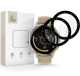 garmin Venu 3s Glass Flex+ Hibridinio Laikrodžio Stiklas Juodas - 2 Vnt.