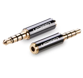 Garso Adapterio Lizdas Iš 3,5 Mm Vyriškos į 2,5 Mm Moterišką Lizdą Juodas