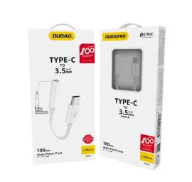 Garso Adapteris Ausinėms Iš Usb-c į 3,5 Mm Mini Lizdą, Baltas