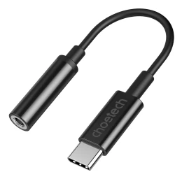 Garso Adapteris Usb-c - Jack 3,5 Mm 11 Cm, Juodas