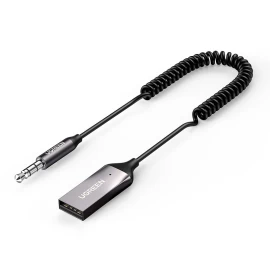 Garso Imtuvas bluetooth Garso Adapteris 5.3 Kabelis Usb Aux Lizdas Juodas