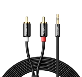 Garso Kabelis 3,5 Mm Mini Lizdas - 2rca 1,5 M Juodas