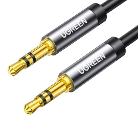 Garso Kabelis Aux Mini Jack 3,5 Mm 1 M - Juodas