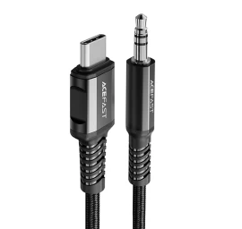 Garso Kabelis Aux Usb-c - 3,5 Mm Mini Lizdas 1,2 M Juodas