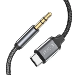 Garso Kabelis Usb-c - Mini Lizdas 3,5 Mm 1 M - Juodas