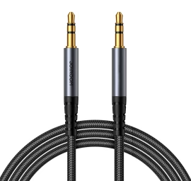 Garso Stereo Aux 3,5 Mm Mini Lizdo Kabelis 1,2 M Juodas